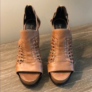 Elizabeth and James Platform Caged Heels